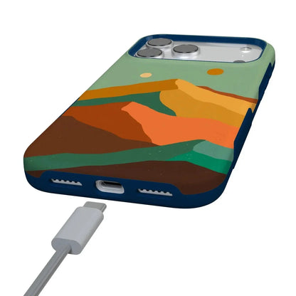 Endless Peaks | Colorblock Mountain Case iPhone Case get.casely