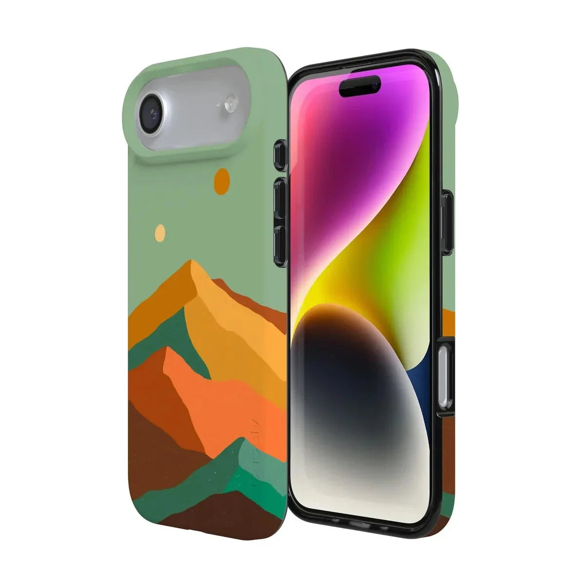Endless Peaks | Colorblock Mountain Case iPhone Case get.casely