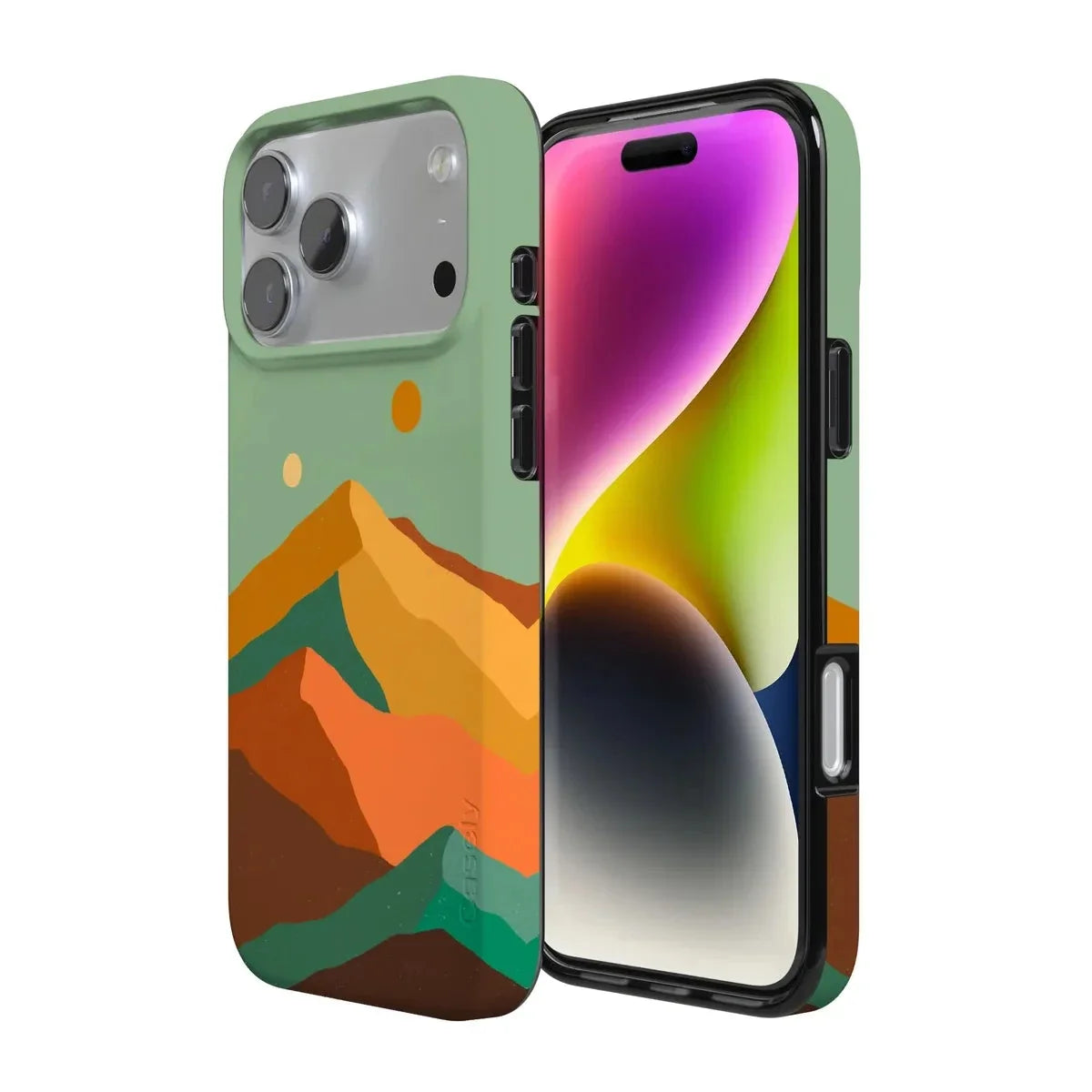 Endless Peaks | Colorblock Mountain Case iPhone Case get.casely