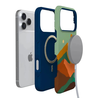 Endless Peaks | Colorblock Mountain Case iPhone Case get.casely
