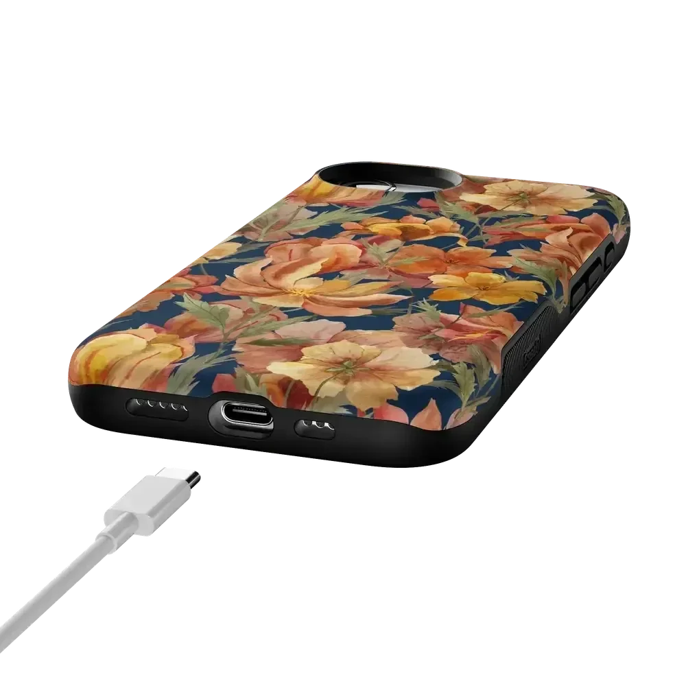 Fallen Gold | Antique Floral Case Phone Case get.casely
