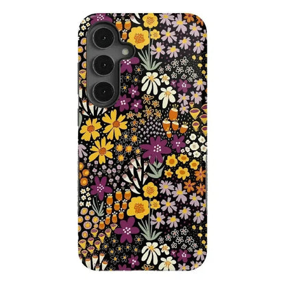 Falling for You | Plum Floral Samsung Case Samsung Case Casetry Bold Flex + MagSafe® Galaxy S25 Plus