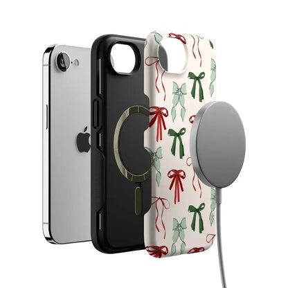 Festive Girlie | Holiday Bows Case Phone Case Casetry
