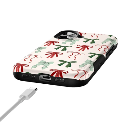 Festive Girlie | Holiday Bows Case Phone Case Casetry