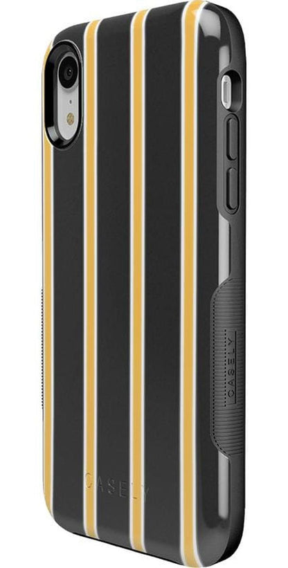 Fine Lines | Mustard Yellow Pinstripe iPhone Case iPhone Case get.casely