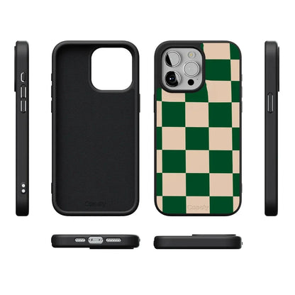 Fit Check | Green Checkerboard Case iPhone Case get.casely