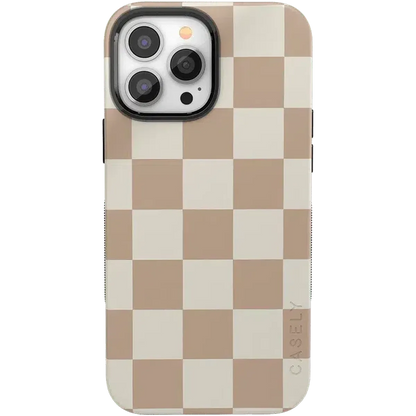 Fit Check | Neutral Checkerboard Case iPhone Case get.casely Bold + MagSafe® iPhone 13 Pro Max
