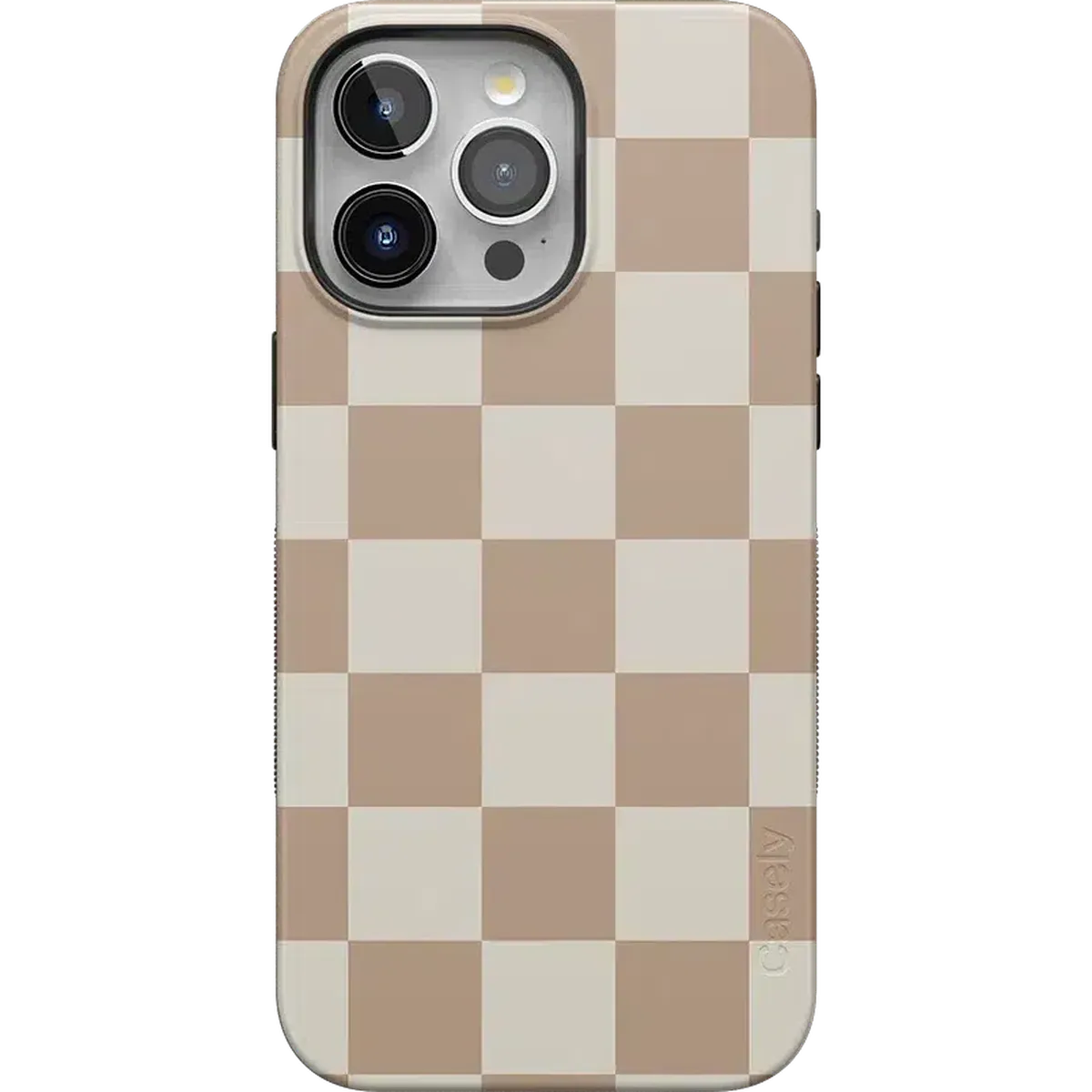 Fit Check | Neutral Checkerboard Case iPhone Case get.casely Bold + MagSafe® iPhone 15 Pro Max