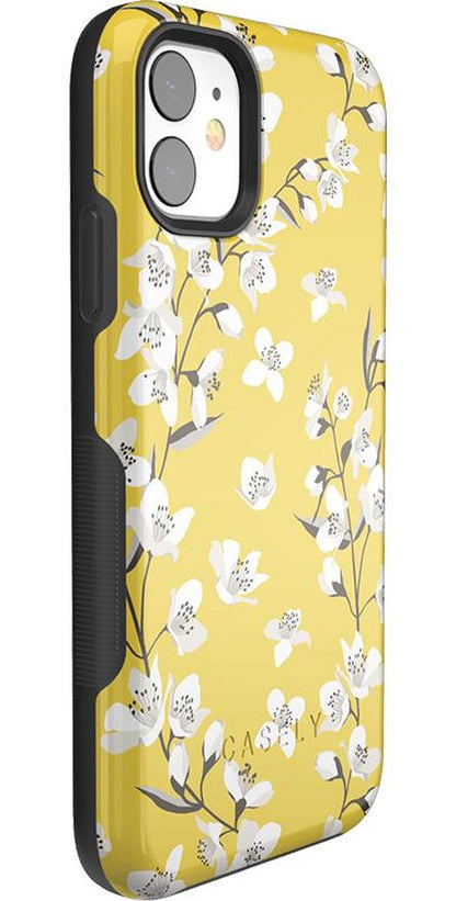 Floral Forest | Yellow Cherry Blossom Floral Case iPhone Case get.casely