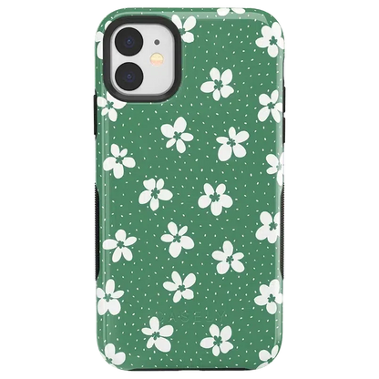 Flower My World | Jade Green Floral Case iPhone Case get.casely Bold iPhone 11