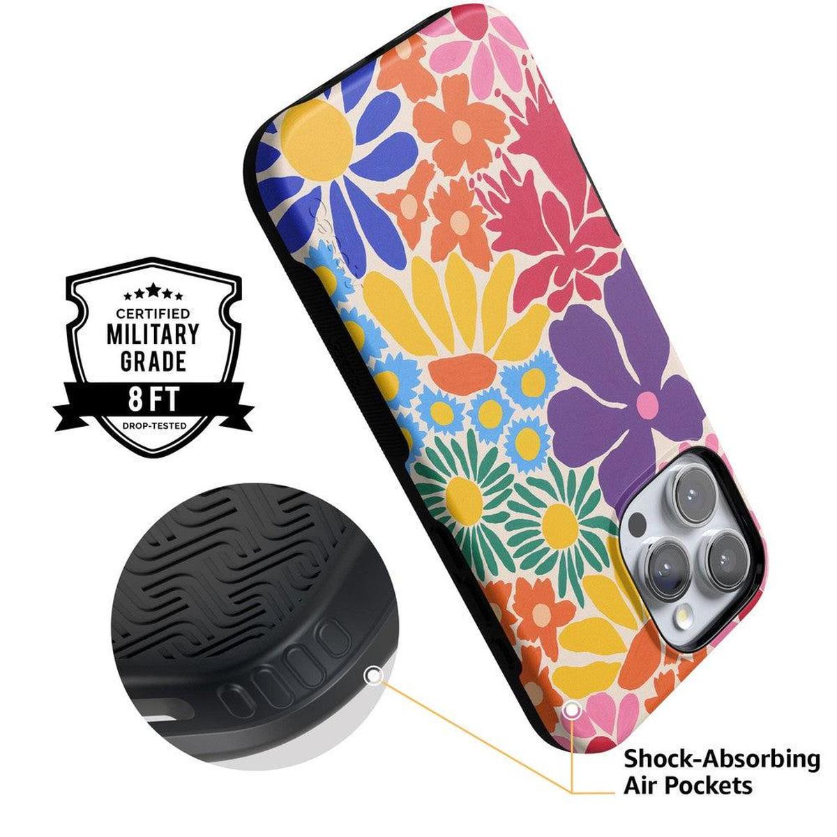 Flower Patch | Multi-Color Floral Case iPhone Case get.casely