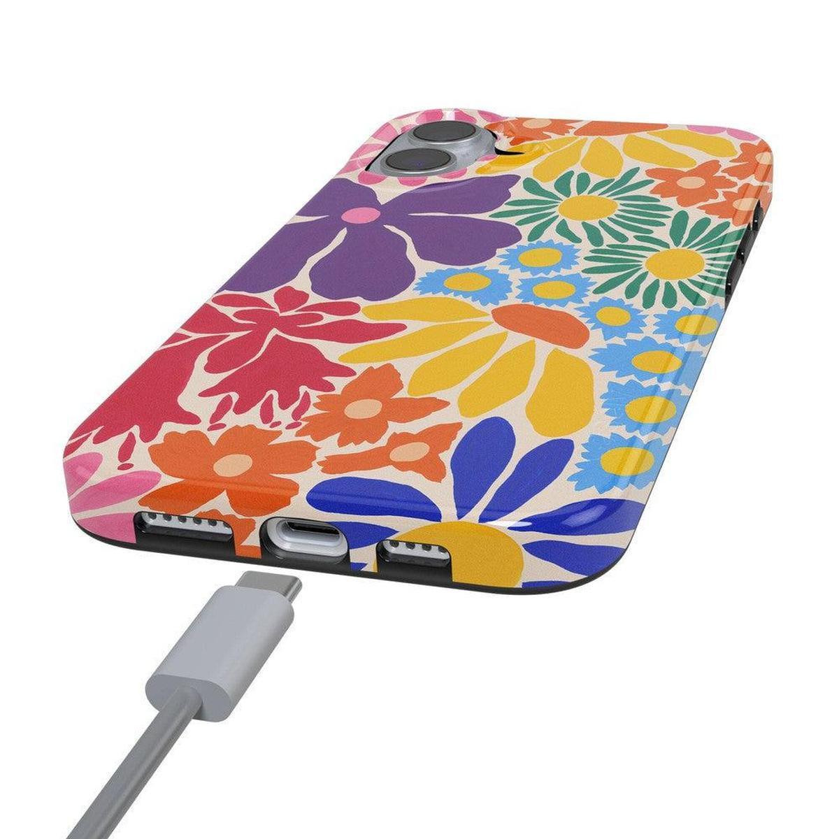 Flower Patch | Multi-Color Floral Case iPhone Case get.casely