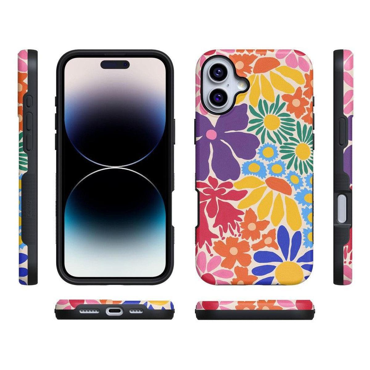 Flower Patch | Multi-Color Floral Case iPhone Case get.casely