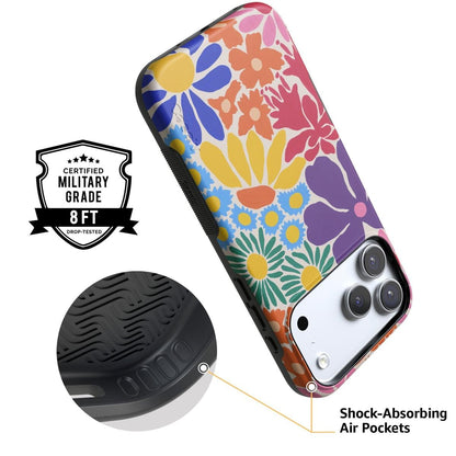 Flower Patch | Multi-Color Floral Case iPhone Case get.casely