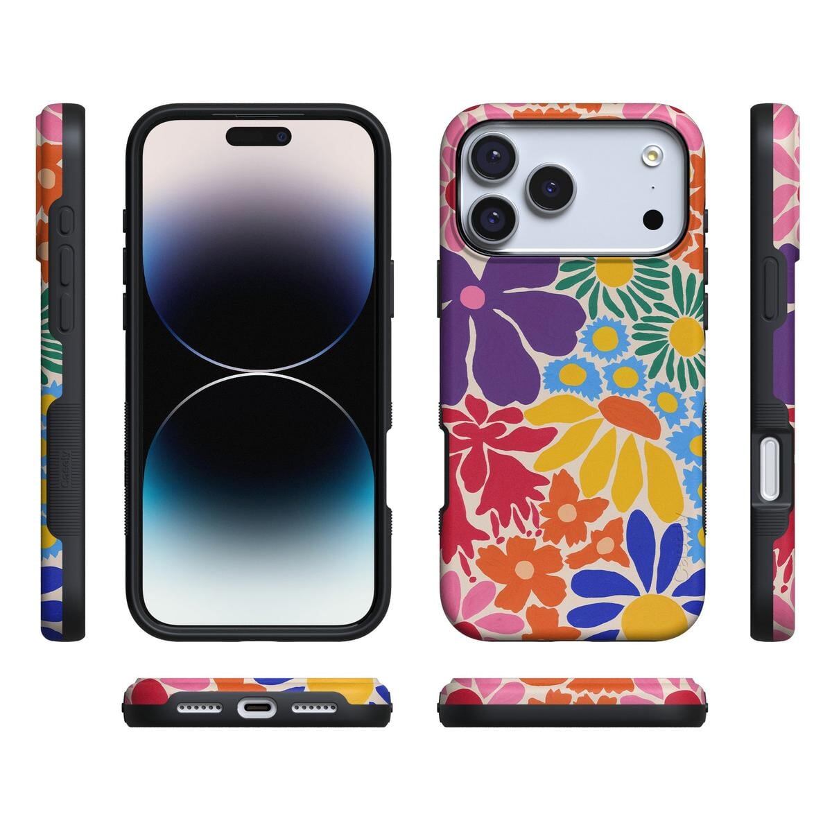 Flower Patch | Multi-Color Floral Case iPhone Case get.casely
