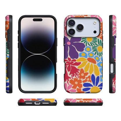 Flower Patch | Multi-Color Floral Case iPhone Case get.casely