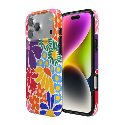 Flower Patch | Multi-Color Floral Case iPhone Case get.casely