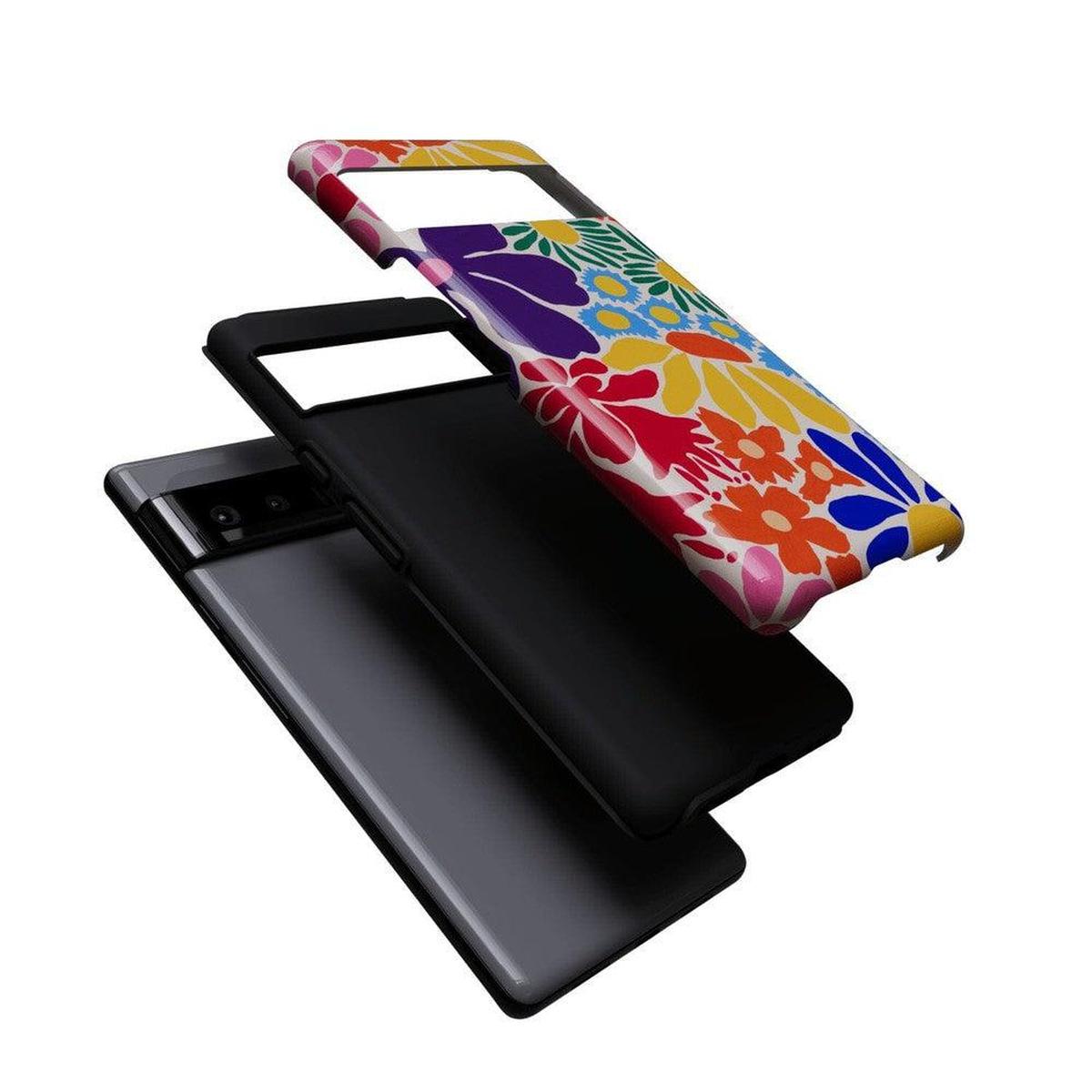 Flower Patch | Multi-Color Floral Google Pixel Case Google Pixel Case Casetry