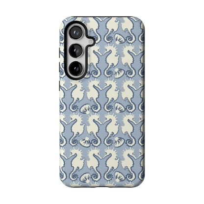 Seahorse Drift | Coastal Blues Case - Galaxy S24 Plus