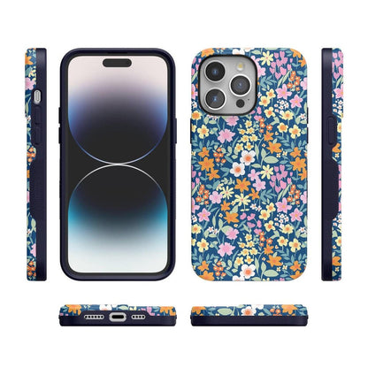 Full Bloom | Navy Floral Case iPhone Case get.casely