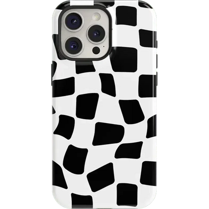 Funky Checkerboard | High Contrast Design Case Phone Case Casetry Essential + MagSafe® iPhone 15 Pro Max