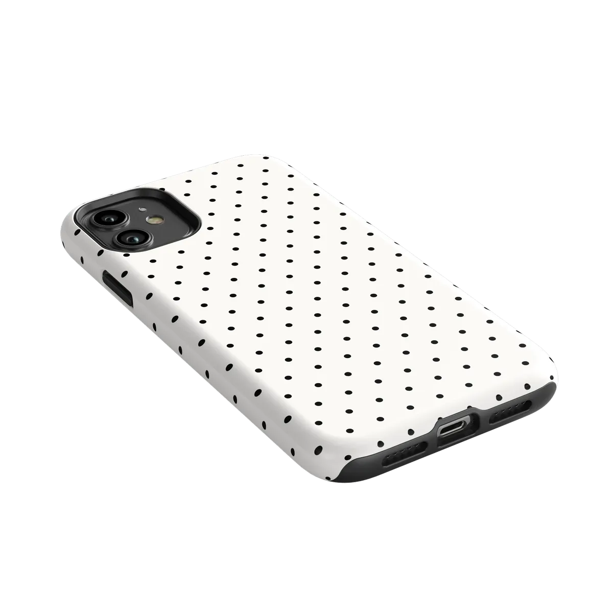 On the Dot | Black Polka Dot Case
