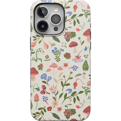 Garden Party | Mushroom Floral Case iPhone Case get.casely Bold + MagSafe® iPhone 15 Pro Max