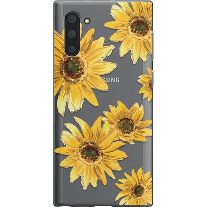 Golden Garden | Yellow Sunflower Samsung Case Samsung Case get.casely Classic Galaxy Note 10 Plus