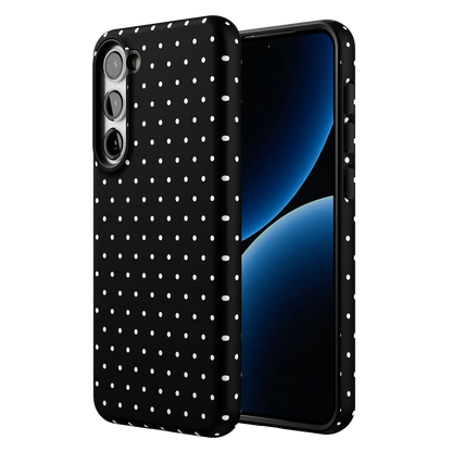 On the Dot | White Polka Dot Case