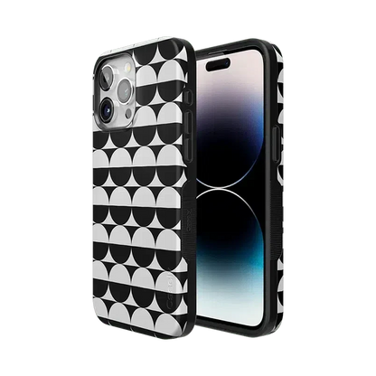 Half Moon | High Contrast Design Case Phone Case Casetry