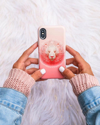 Hear Me Roar | Blush Lion Case iPhone Case get.casely