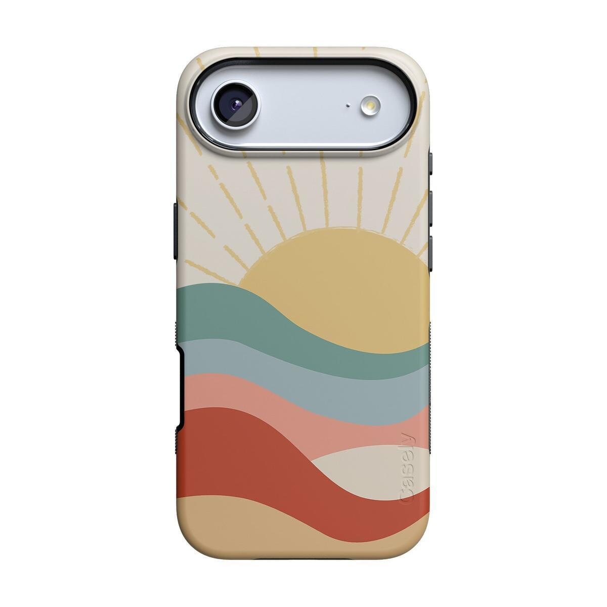 Here Comes the Sun | Colorblock Sunset Case iPhone Case get.casely Bold + MagSafe® iPhone 17 Air