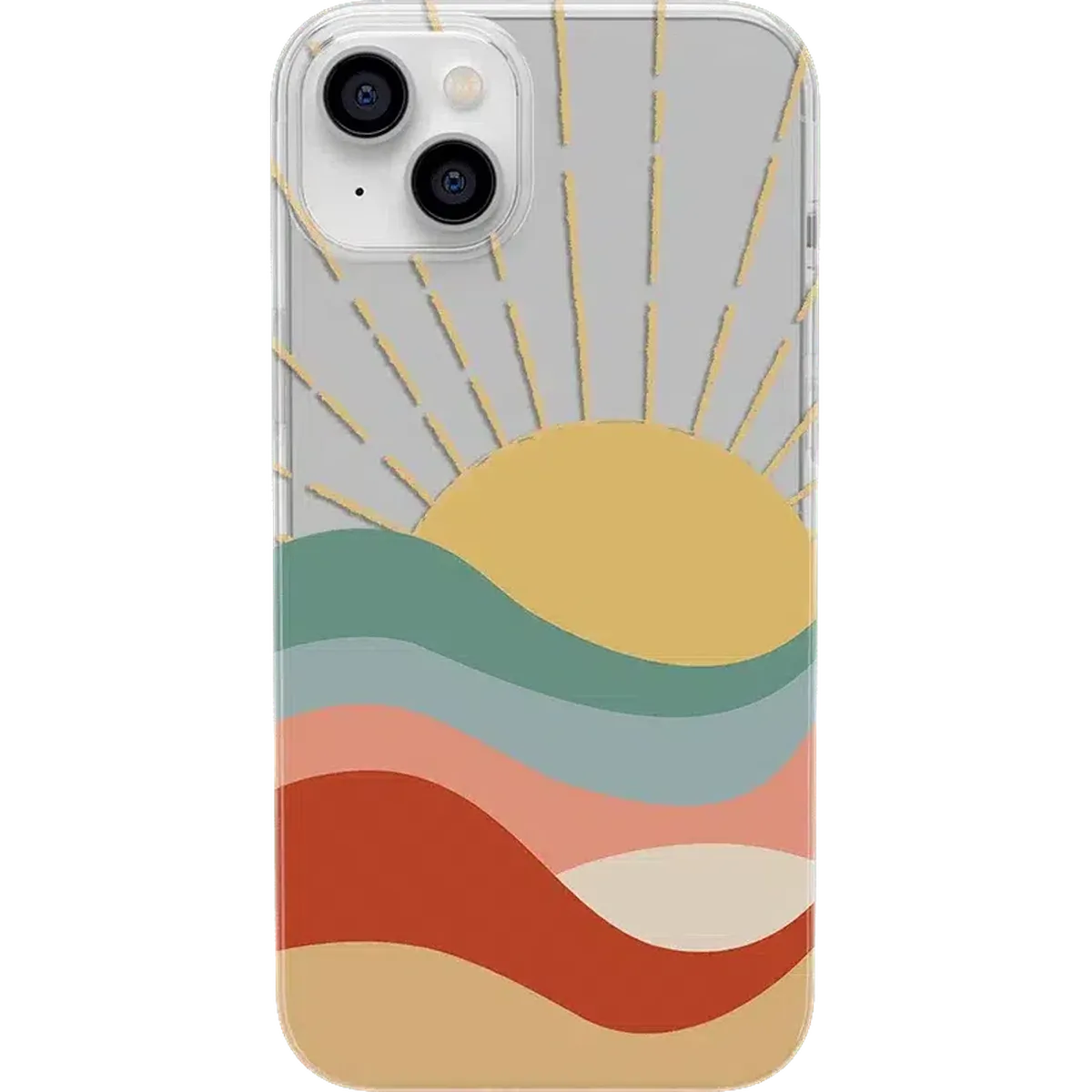 Here Comes the Sun | Colorblock Sunset Case iPhone Case get.casely Classic iPhone 13 Mini