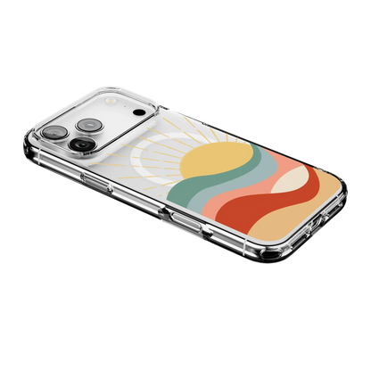 Here Comes the Sun | Colorblock Sunset Case iPhone Case get.casely
