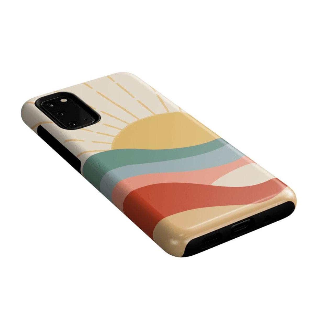 Here Comes the Sun | Colorblock Sunset Samsung Case Samsung Case Casetry