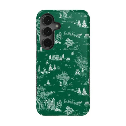 Home for the Holidays | Mountain Town Case Phone Case Casetry Bold Flex + MagSafe® Galaxy S25