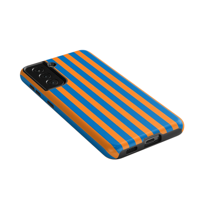 Go New York | Blue & Orange Stripes Case