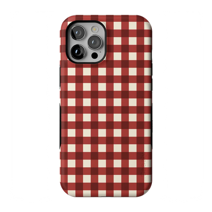Checked Twice | Red Plaid Case