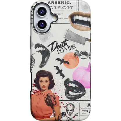 If You Dare | Horror Collage Case Phone Case Casetry Bold + MagSafe® iPhone 16 Plus