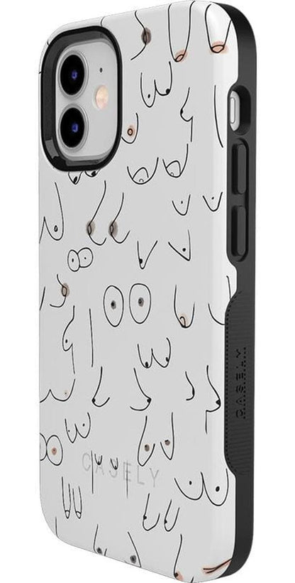 I'm With Her | Black & White Boobs Case iPhone Case get.casely