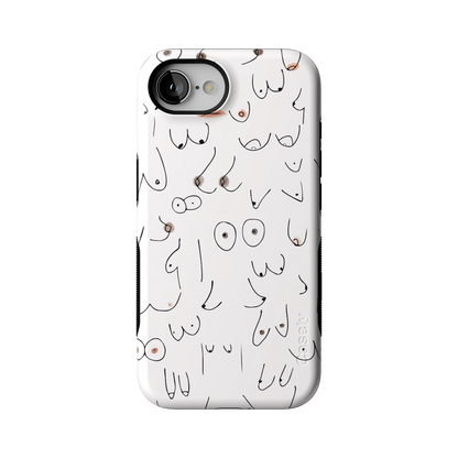 I'm With Her | Black & White Boobs Case iPhone Case get.casely