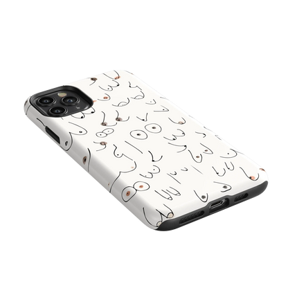 I'm With Her | Black & White Boobs Case iPhone Case get.casely