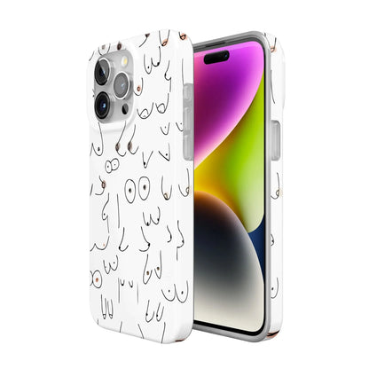 I'm With Her | Black & White Boobs Case iPhone Case get.casely