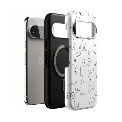 I'm With Her | Black & White Boobs Case iPhone Case get.casely