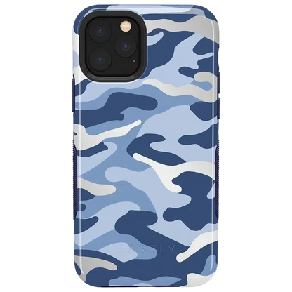 In Formation | Metallic Blue Camo Case iPhone Case get.casely Bold iPhone 11 Pro