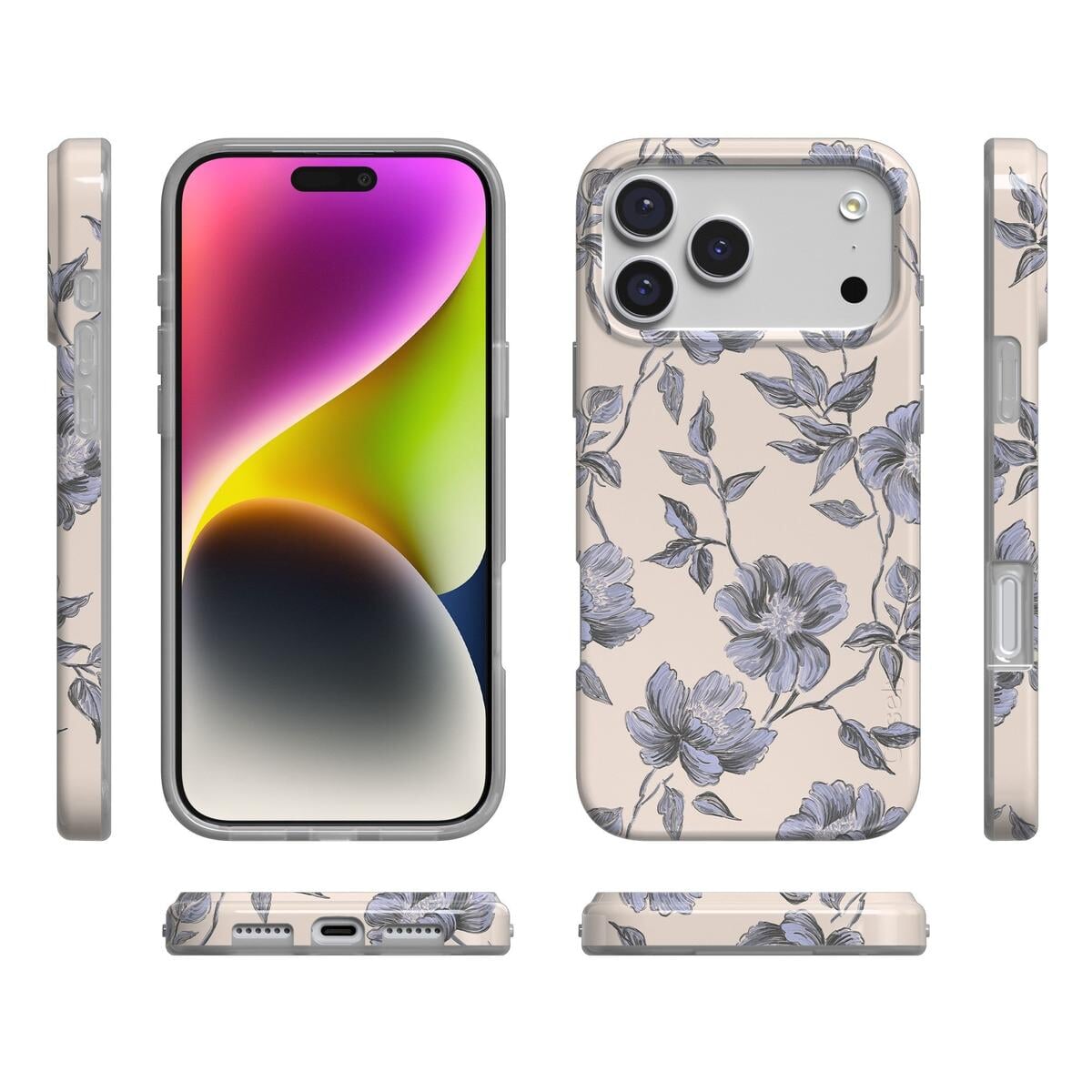 Ink & Iris | Vintage Floral Case iPhone Case get.casely