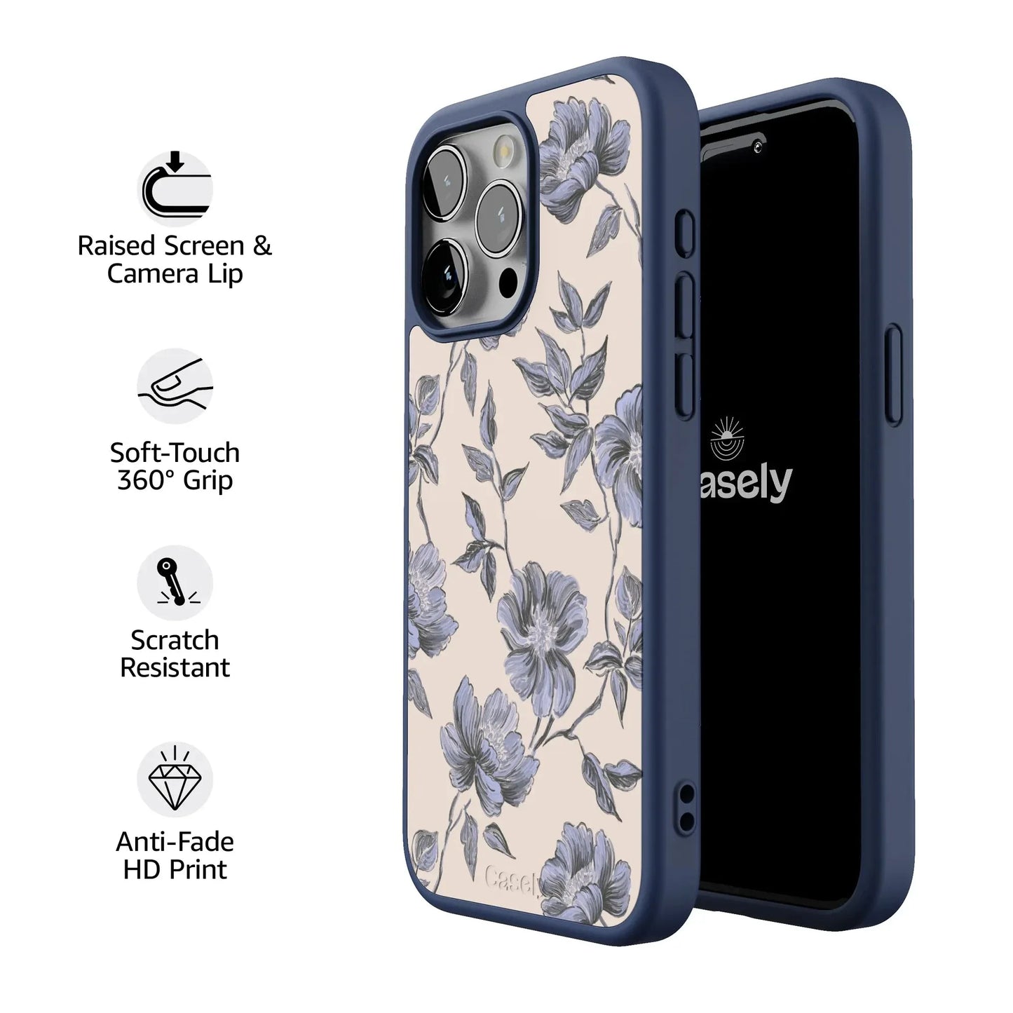 Ink & Iris | Vintage Floral Case iPhone Case get.casely