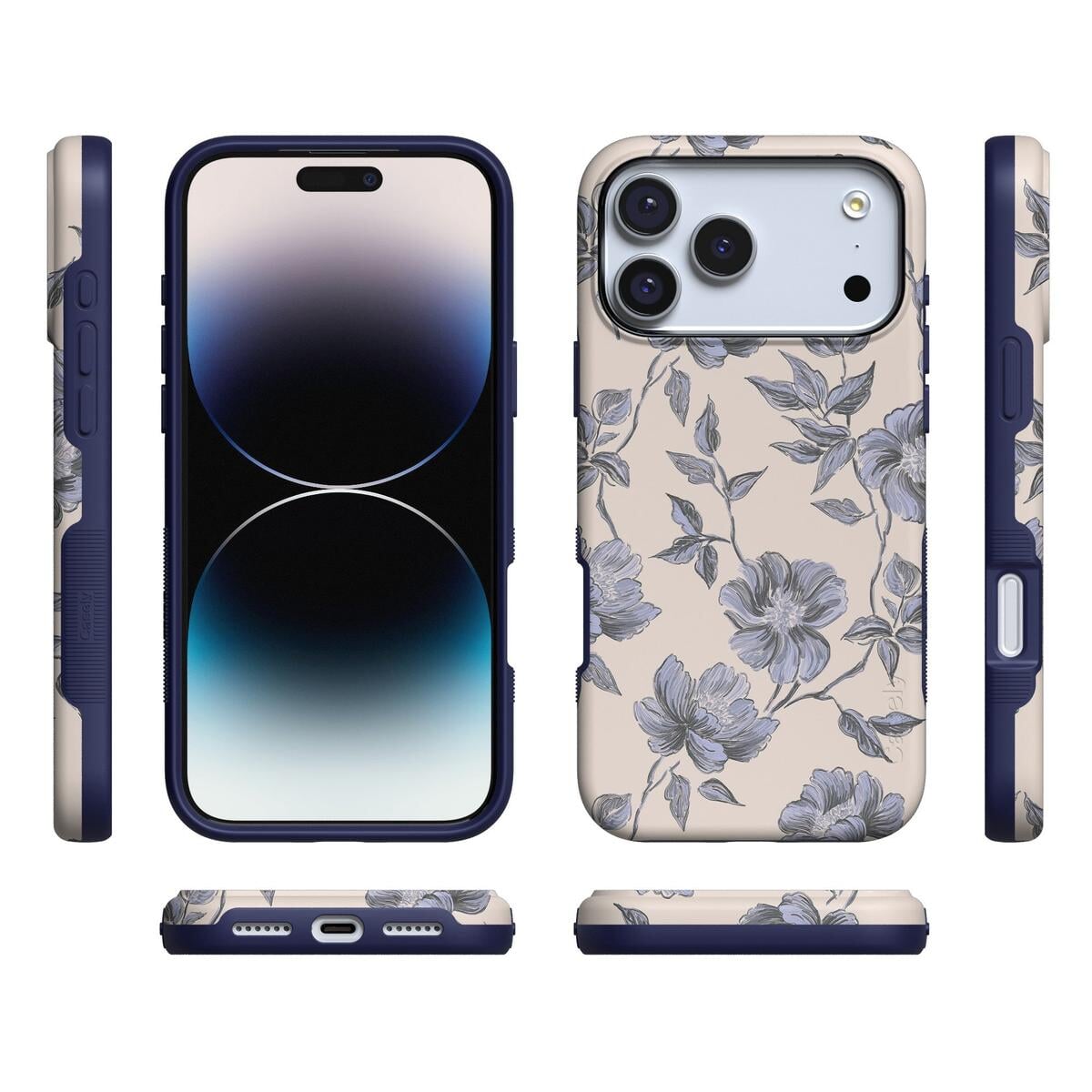Ink & Iris | Vintage Floral Case iPhone Case get.casely