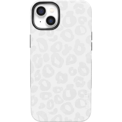 Into the Wild | White Snow Leopard Case iPhone Case get.casely Bold + MagSafe® iPhone 14 Plus