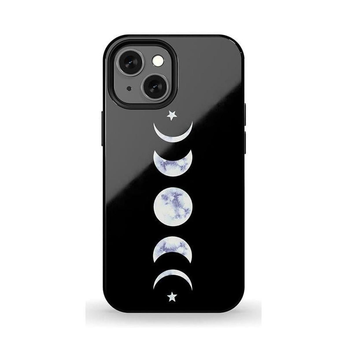It's Just a Phase | Marble Moon Case iPhone Case get.casely Essential + MagSafe® iPhone 13 Mini